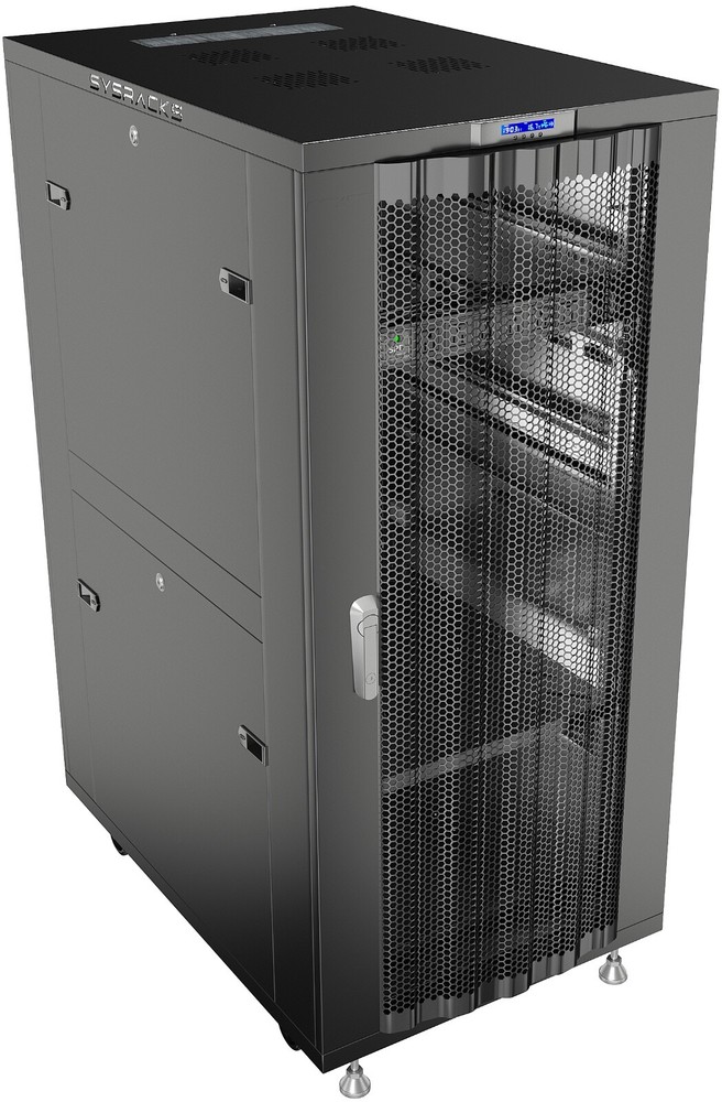 Sysracks 32U 32'' Deep IT Network Data Server Rack Cabinet Mesh Vented Door