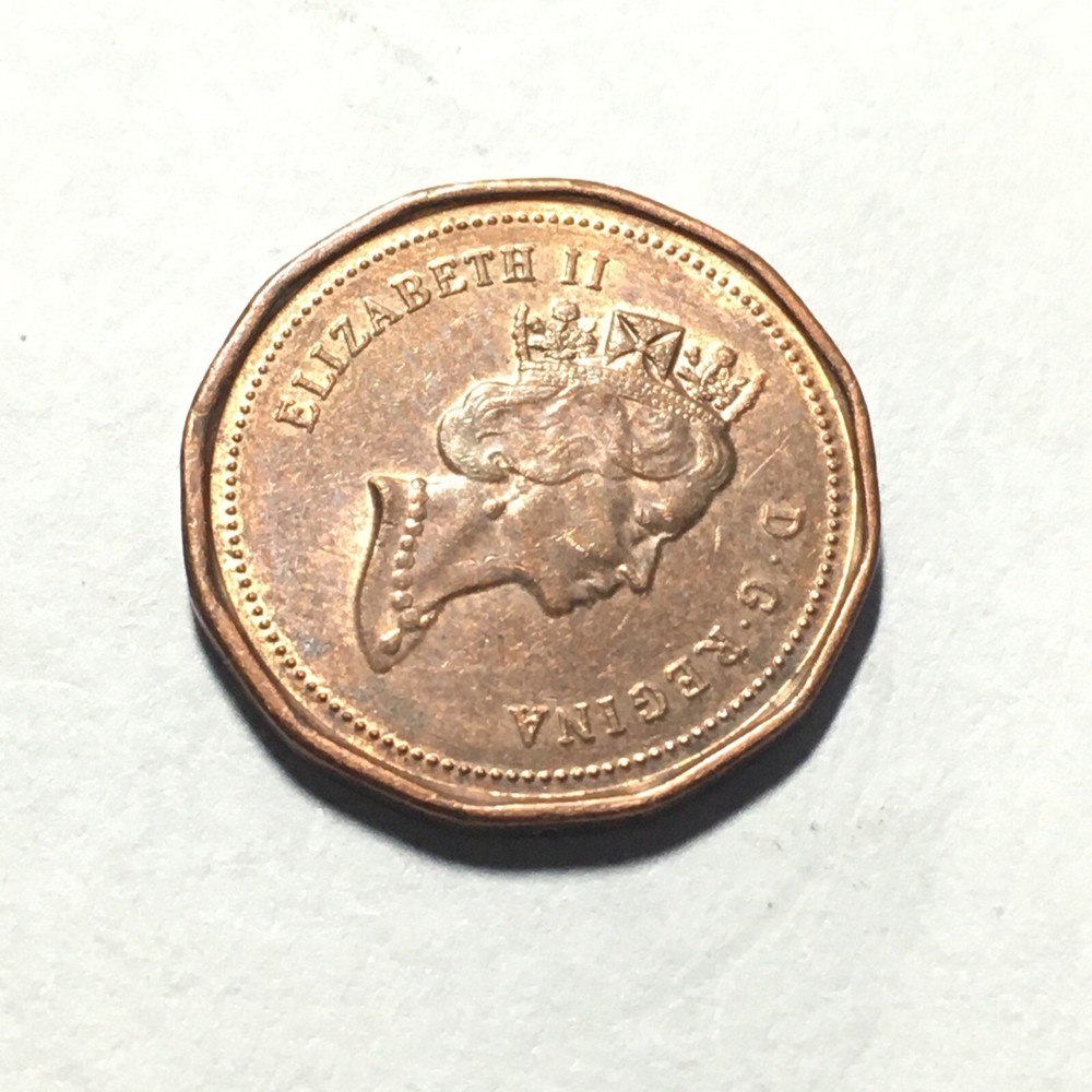 1992 CANADA ONE CENT COIN.