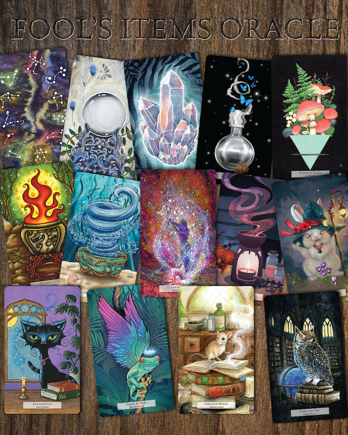 78 Tarot Fools Items Oracle Deck (w/Book)