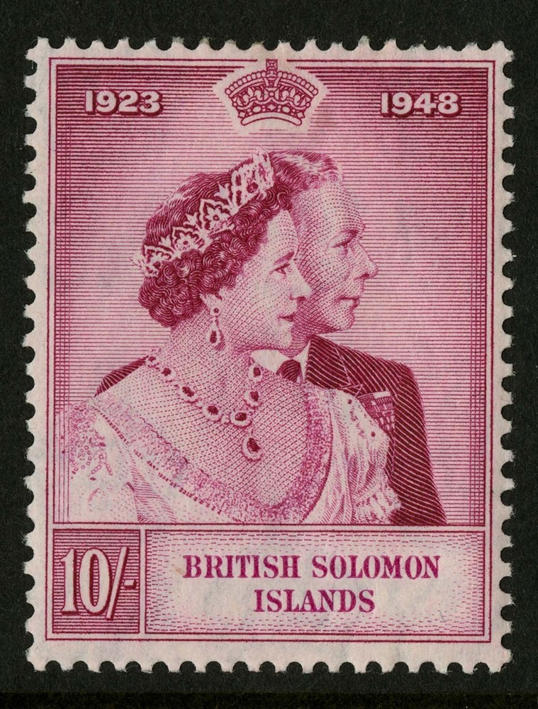 Solomon Islands  1949   Scott #  83  Mint Lightly Hinged