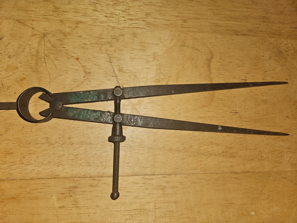 Vintage 10-inch Spring Divider or Caliper