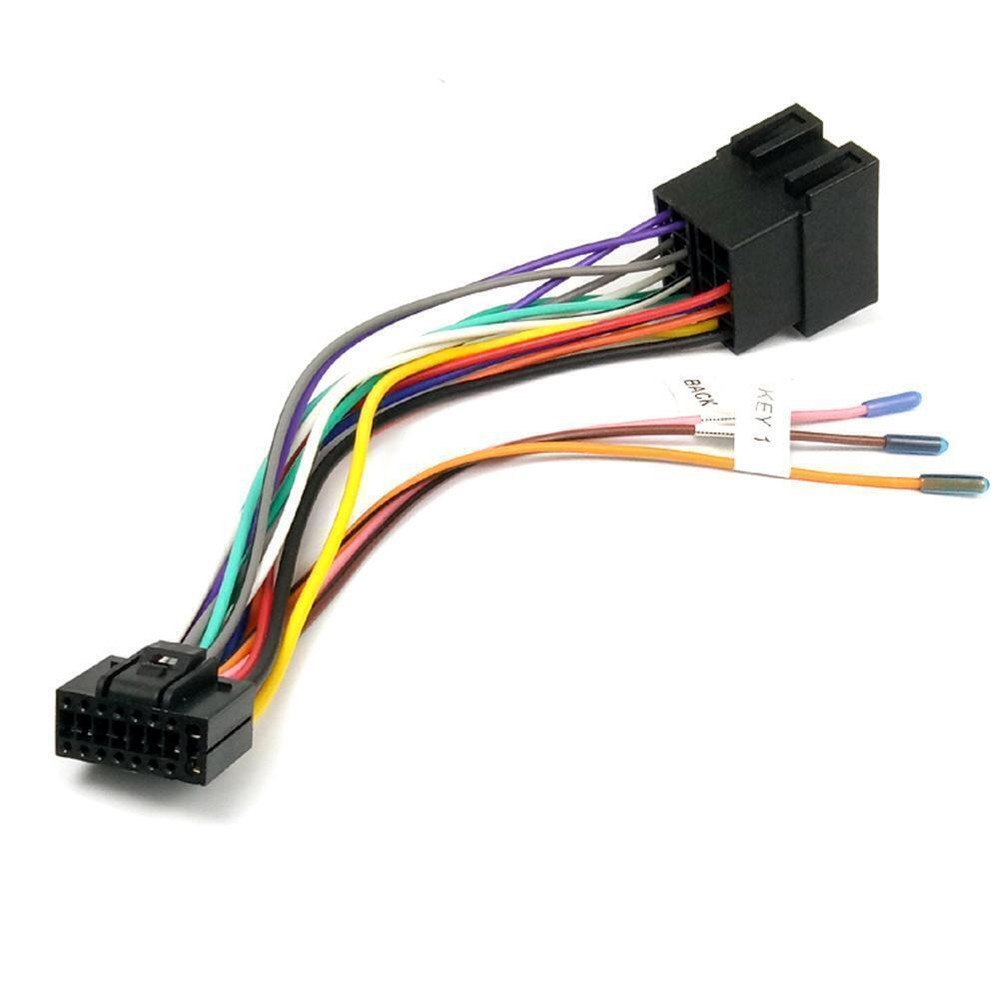 16 Pin to ISO Adapter Cable for Android Car Stereo ISO Standard Plug