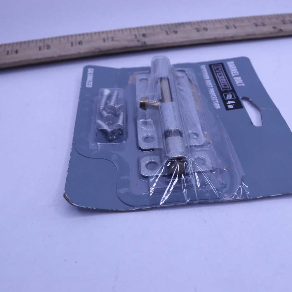 Everbilt 4 in. Galvanized Barrel Bolt