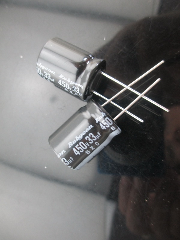 4pcs RUBYCON BXC 33mfd 450V 33UF electrolytic Capacitor 105℃ 16X20mm