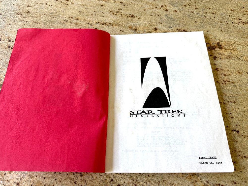 Star Trek Generations Movie Script Final Draft March 16.1994