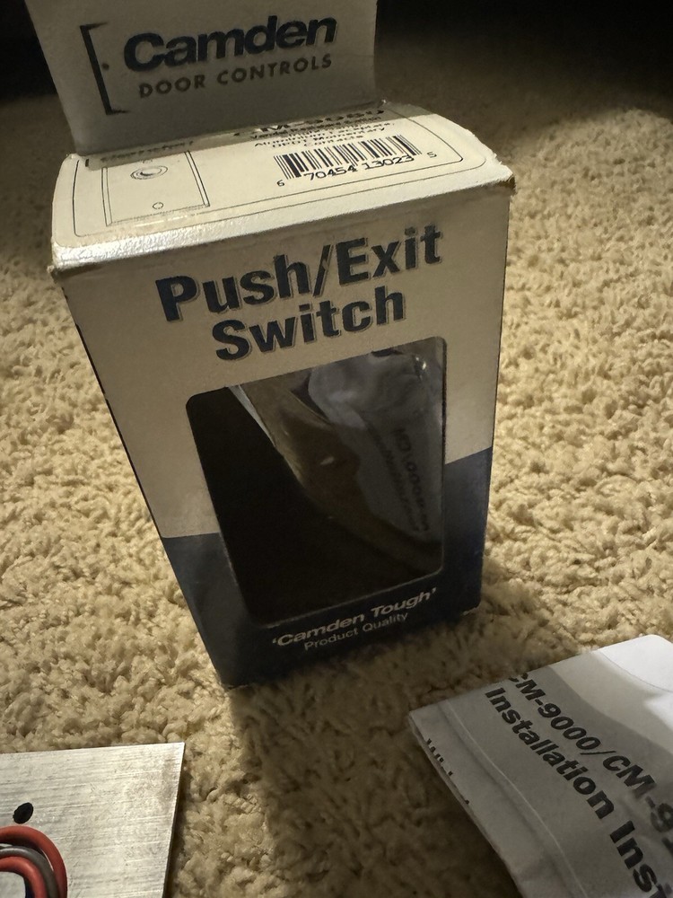 Camden Door Controls Vandal Resistant Mechanical Push/Exit Switch CM-9080