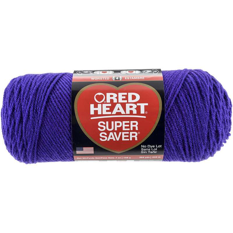 Red Heart Super Saver Yarn Amethyst