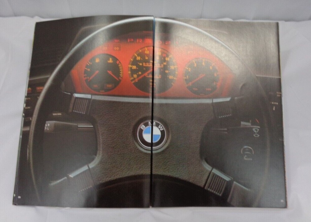 BMW 1981 633 CSI Brochure and technical data Sheet