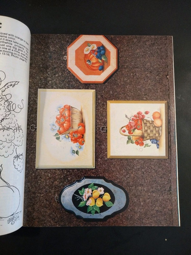 VTG Paint And Tell Tutorial Book How To By Donna Bell