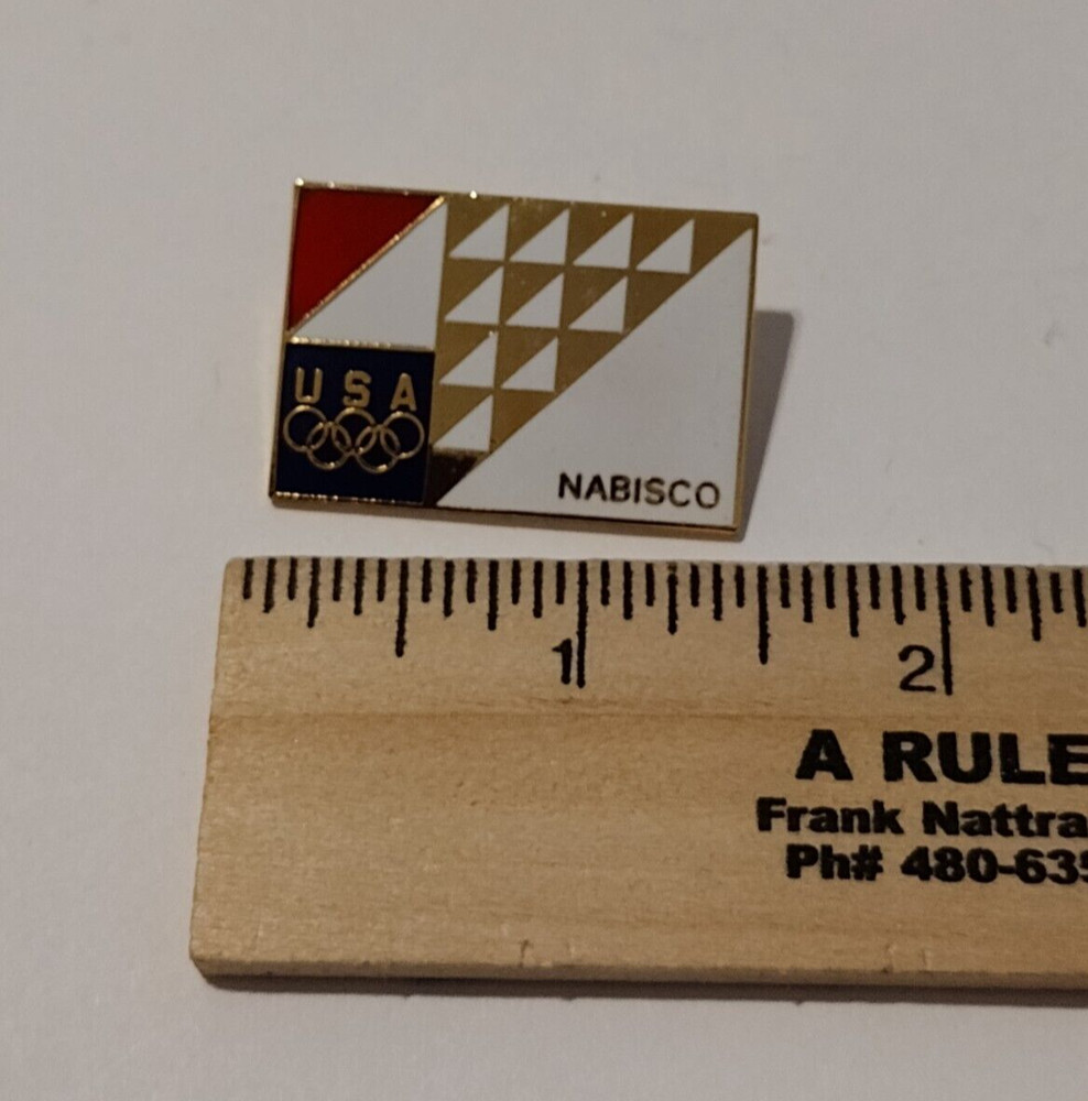 USA Olympics Nabisco Sponsor Lapel Pin