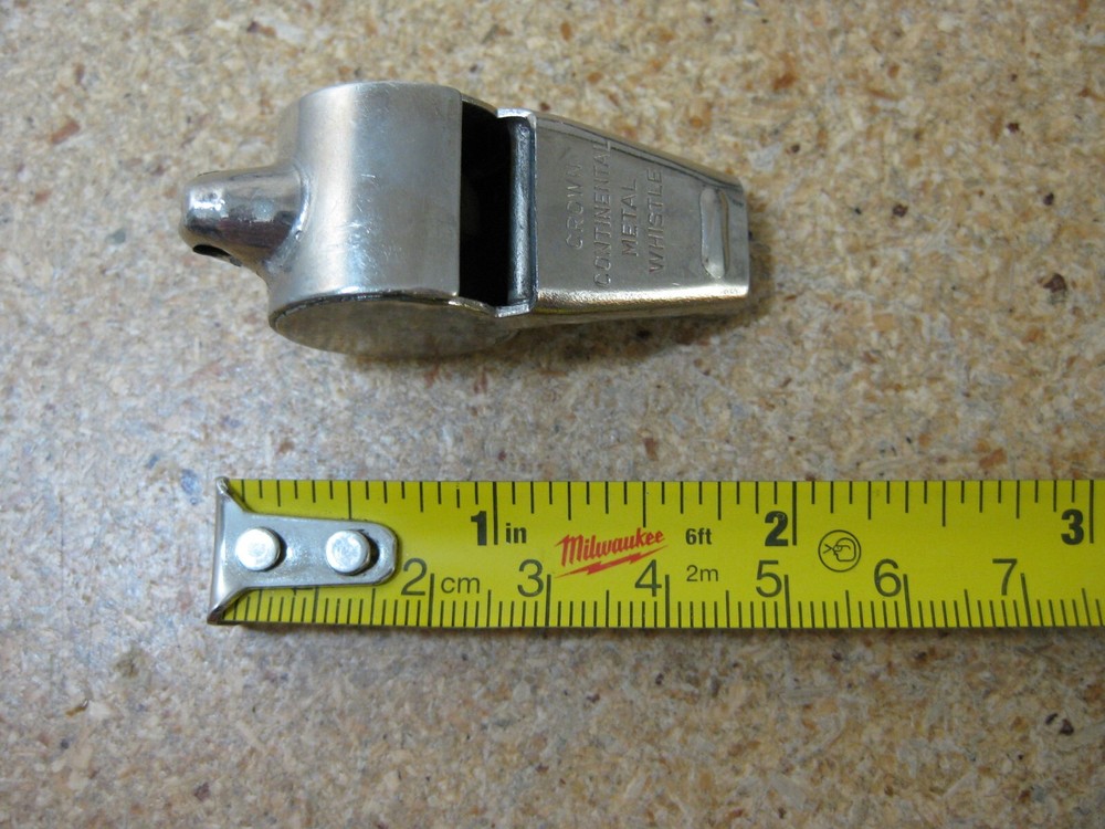 Crown Continental Metal Whistle
