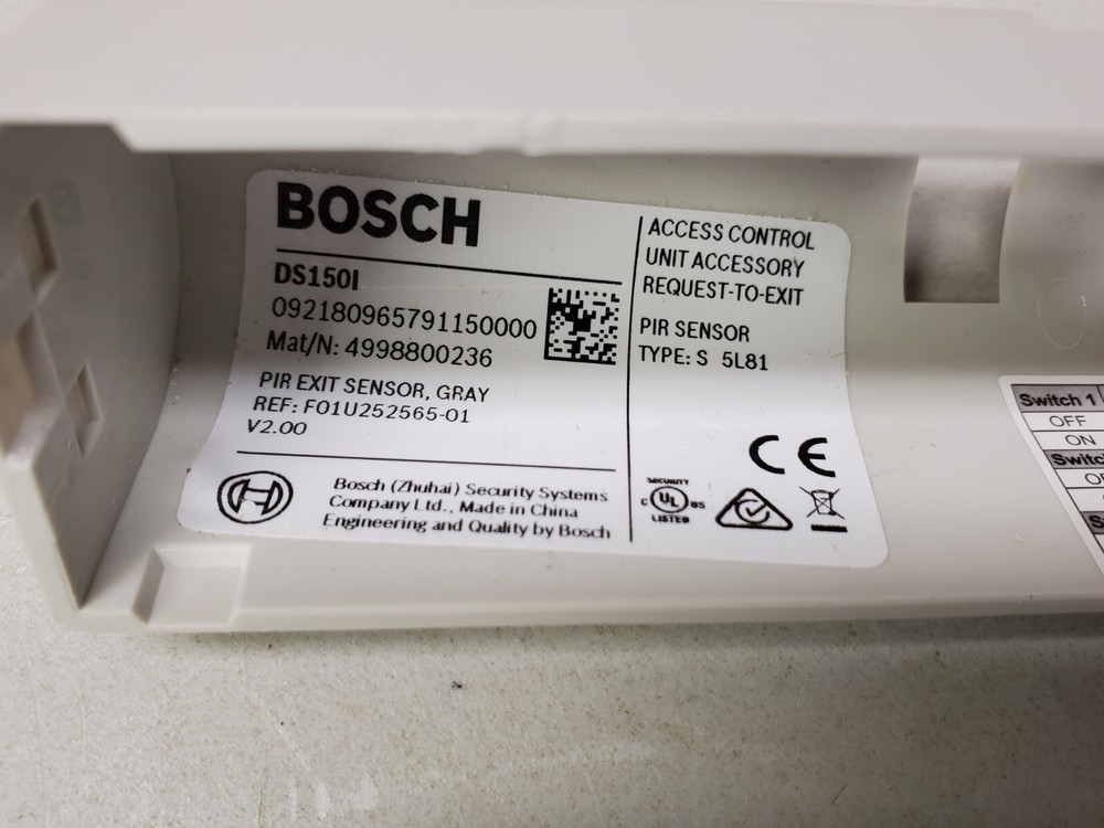 Bosch Security DS150I Motion Sensor