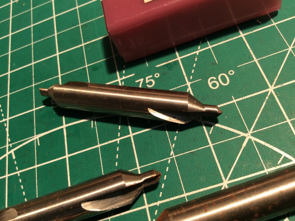 4 pc. Generic #5 HSS Combination Center Drill Countersink New (422)