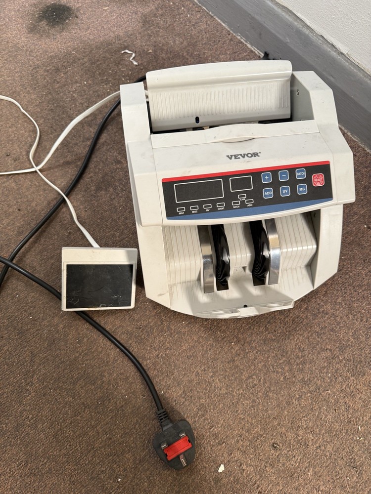 Vevor Bill Counter Machine with LED Display and Counting Modes