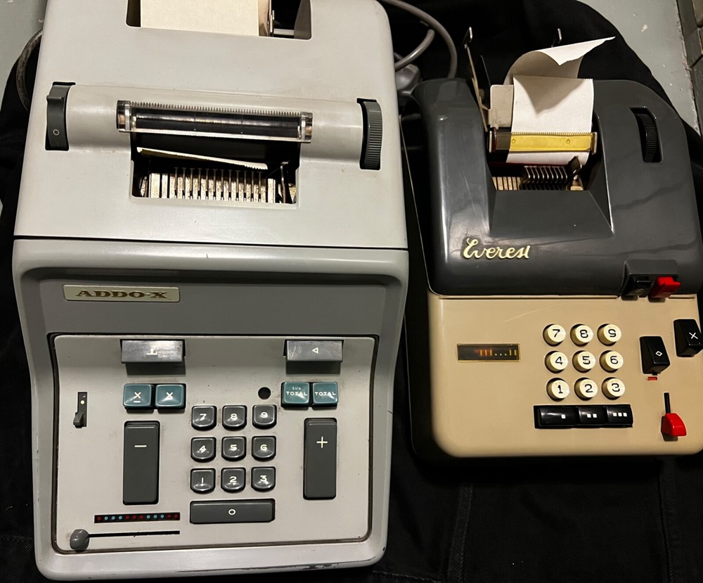 Vintage Addo-X Model 2353 Adding Machine