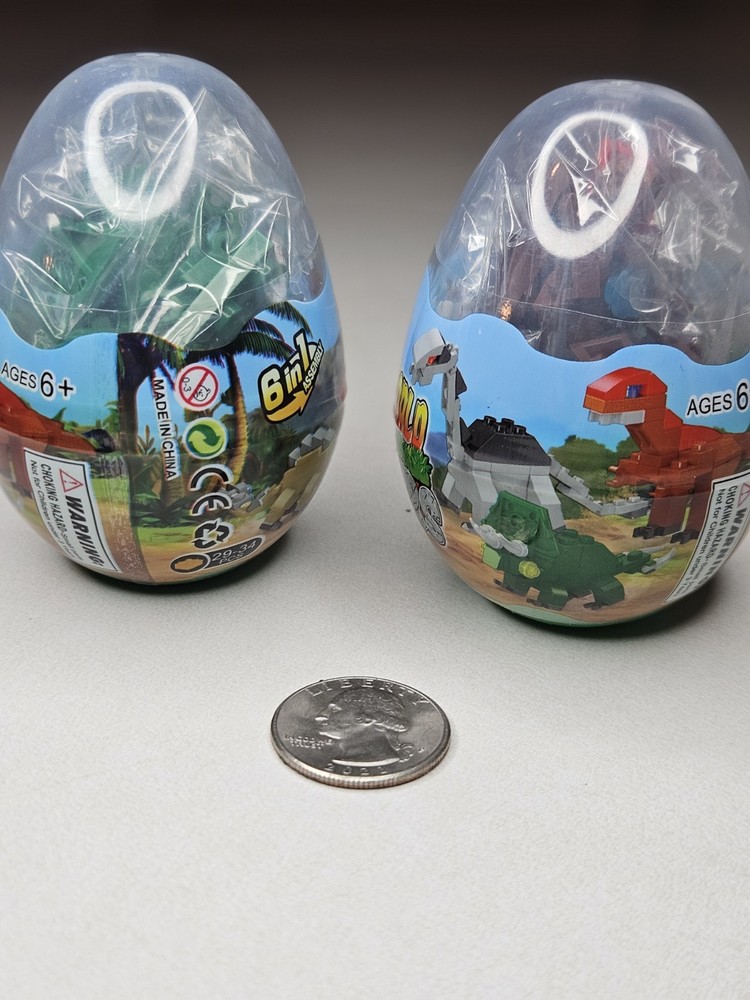 2 Blocks World Dinosaurs