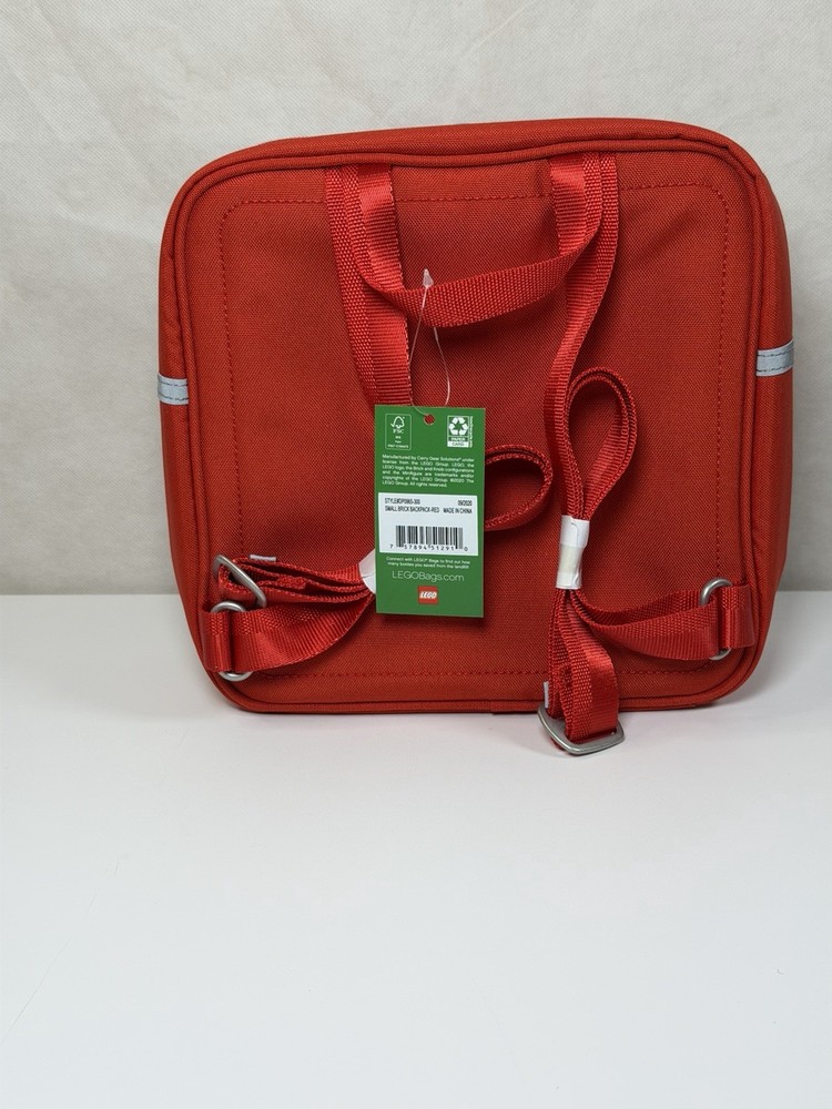 Lego Small Brick Backpack Red NWT