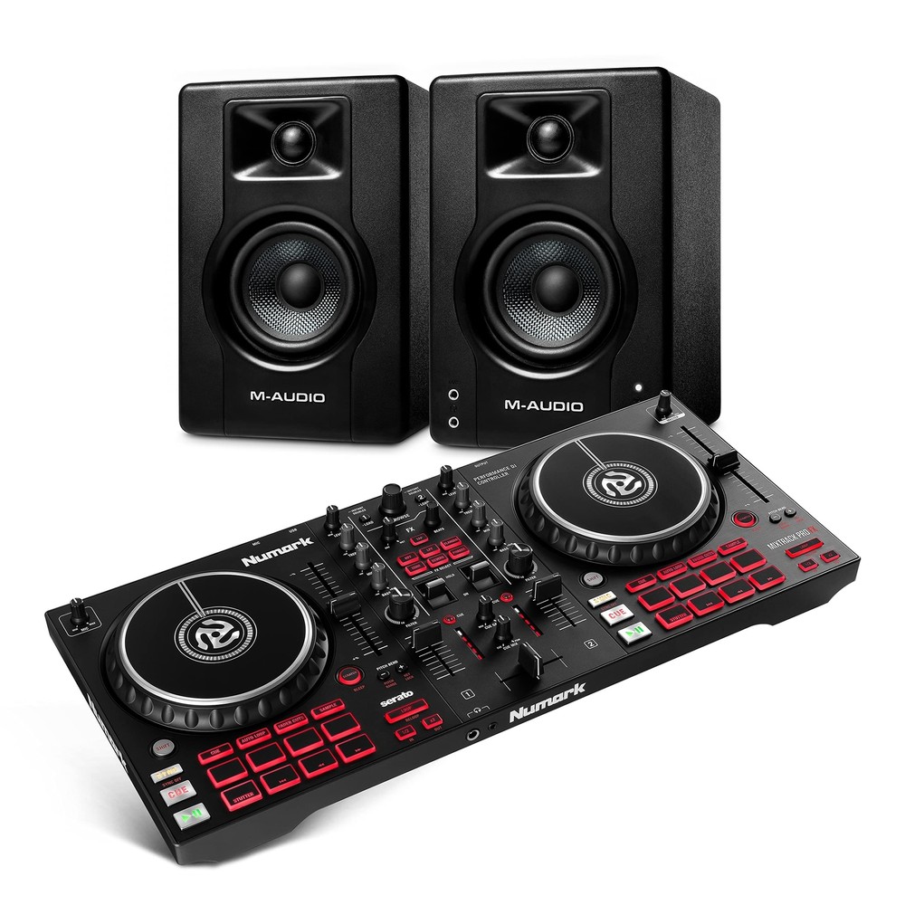 Complete DJ Equipment Package - Numark Mixtrack Pro FX 2 Deck DJ Controller F...