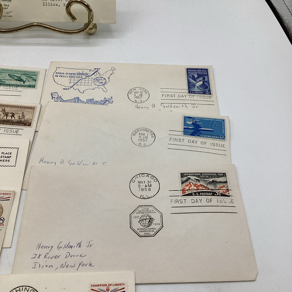 (9) Vintage 1950’s First Day Issue Lot