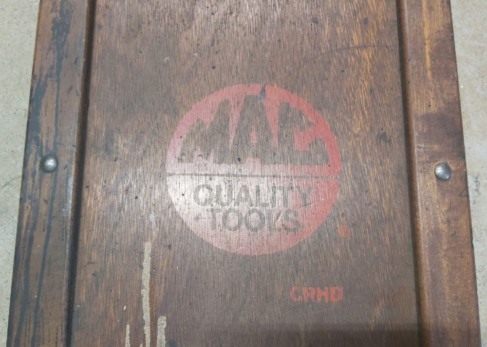 Vtg Mac Tools Wooden Creeper Dolly