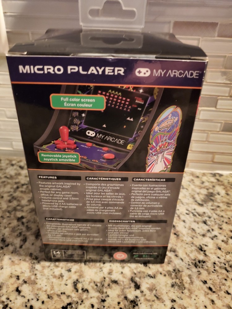 Galaga Micro Player Arcade Game. Bin#19