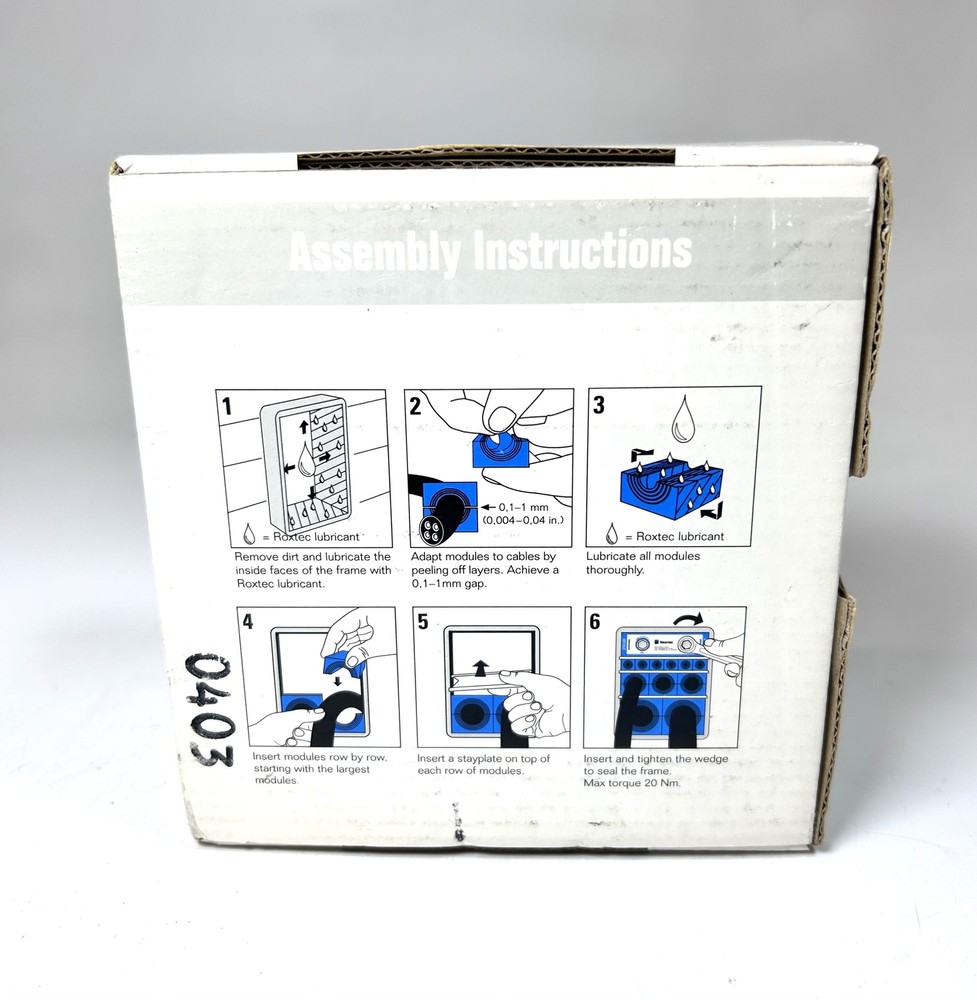 Roxtec RM00101201000, Multidiameter Module RM120