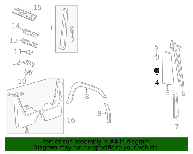 Genuine GM Multi-Purpose Retainer 23482522