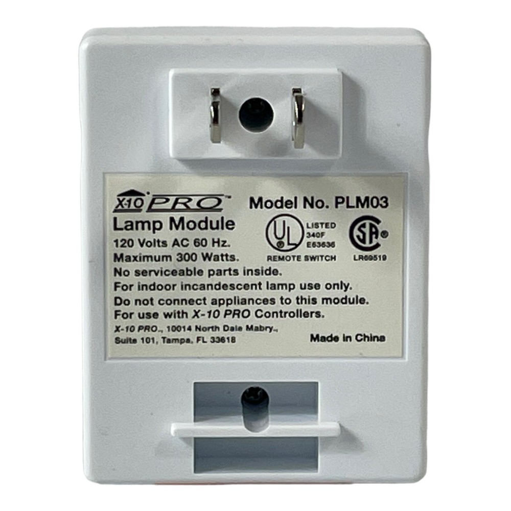 X-10 PRO Lamp Module Model: PLM03 (Polarized)