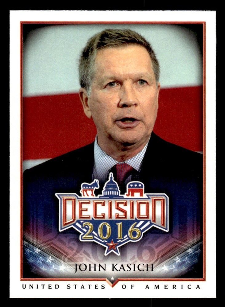 2016 Decision 2016 #13 John Kasich Card