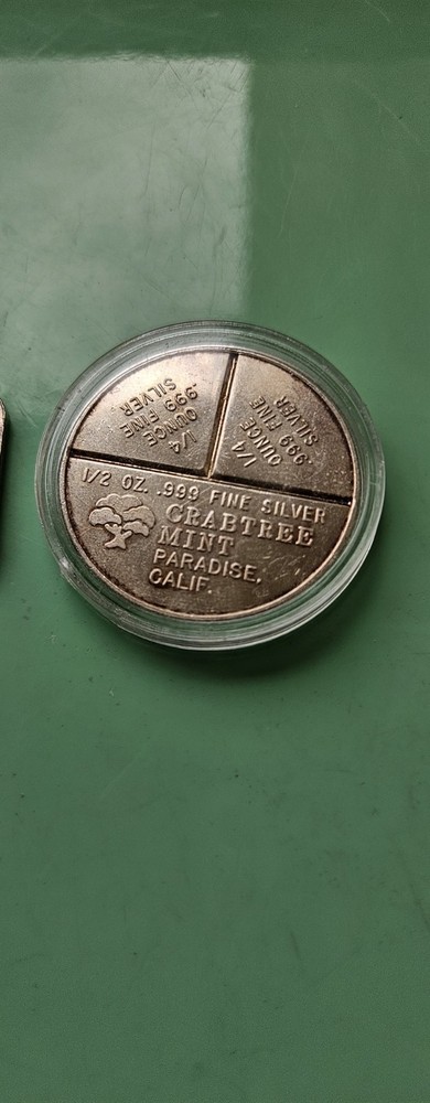2x Vintage Silver Divisible Coins
