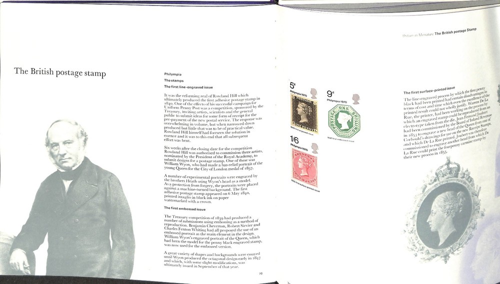Great Britain in Miniature Stamp Collection Post Office Book