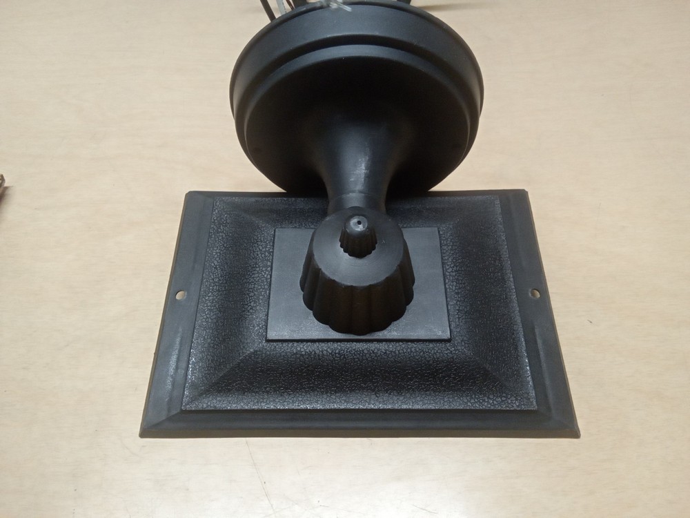 Delval Lighting 1723BLK Durable Polypropylene Wall Lantern