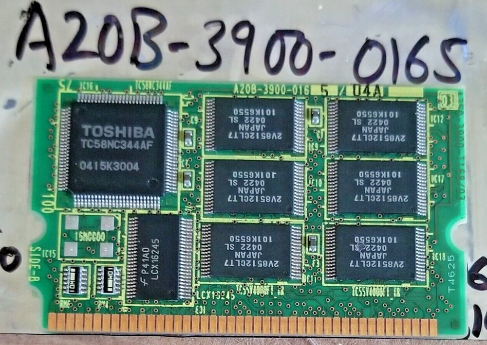FANUC MEMORY FROM 32MB SRAM 3MB (A20B-3900-0165)