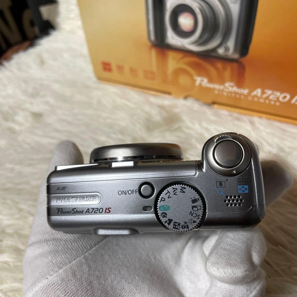 Canon PowerShot A720 IS Digital Camera Box Manual Working Japan