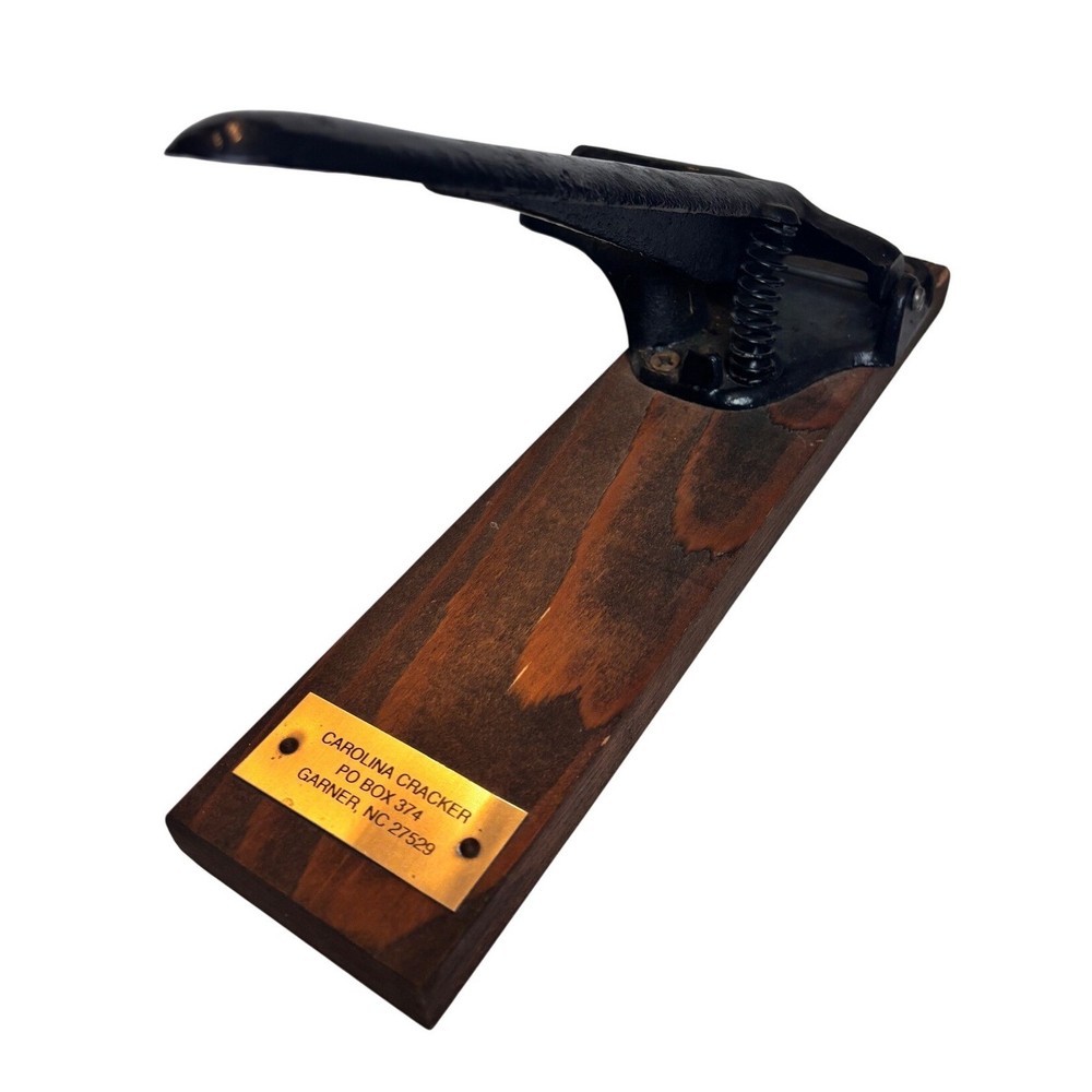 Carolina Cracker Cast Iron Nut Cracker Garner NC Vintage Kitchen Tool