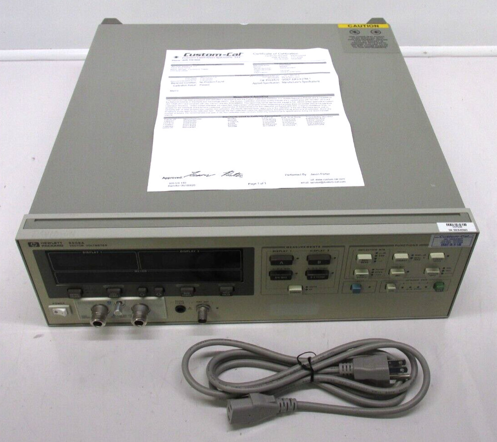 HP/Agilent 8508A Vector Voltmeter BR