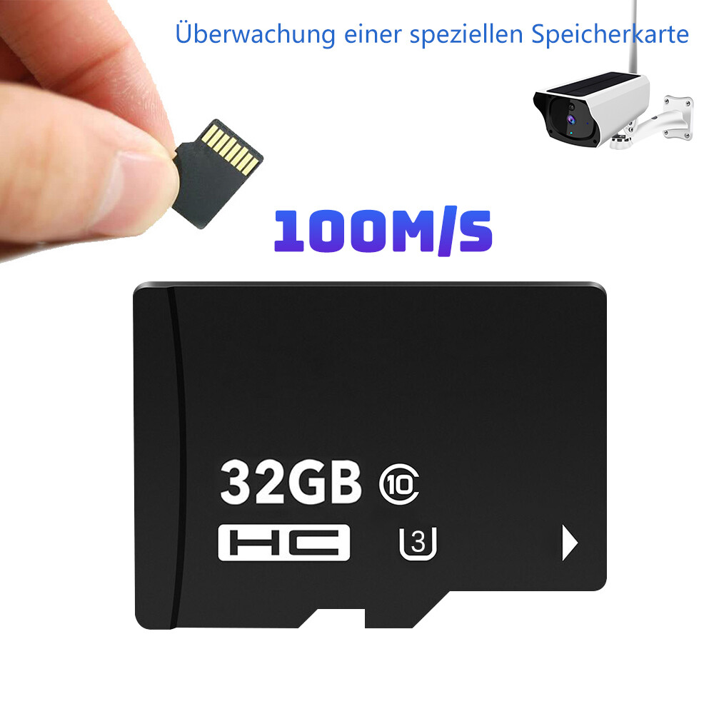 32G Memory SD Card HC Flash Card for Solar Security Camera