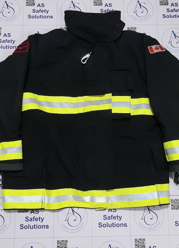 firefighter jacket black NFPA Lion Make