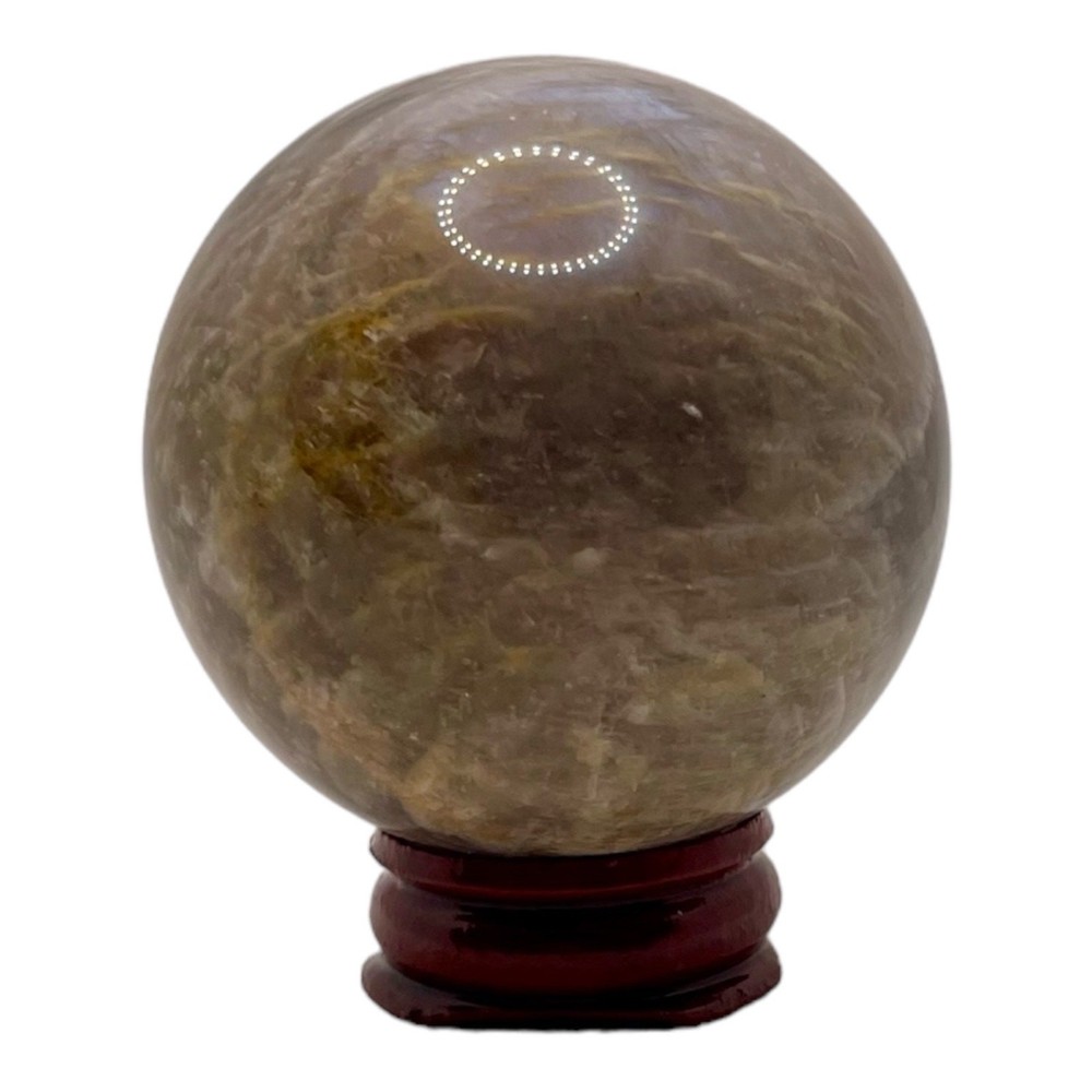Blue Flash Moonstone Sphere