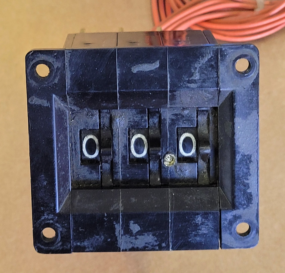 CHERRY ELECTRIC T11-52A 3-DIGIT CODE INDICATING WHEEL