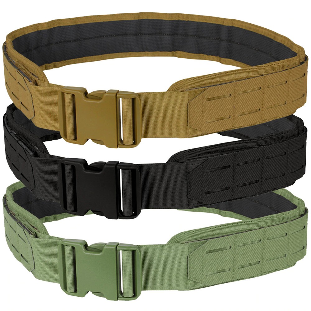 Condor LCS Gun Belt w/ LCS Molle Webbing for Multiple Attachment Points