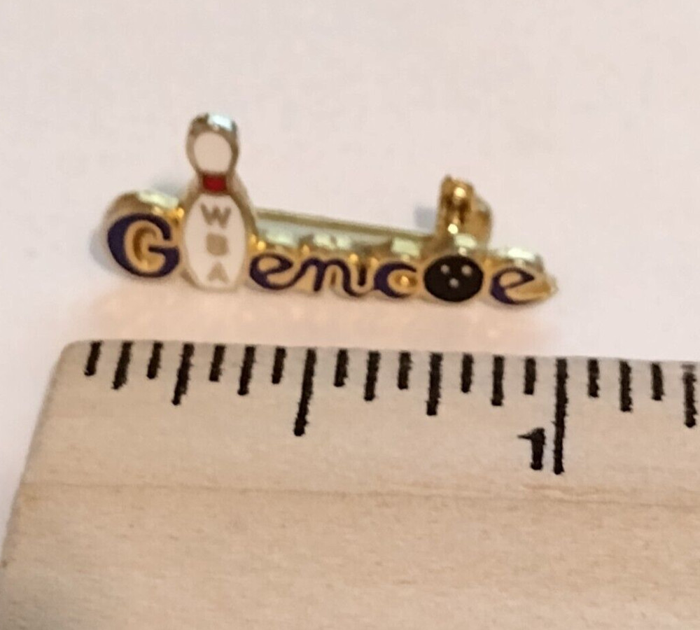 Glencoe WBA Bowling Small Lapel Pin