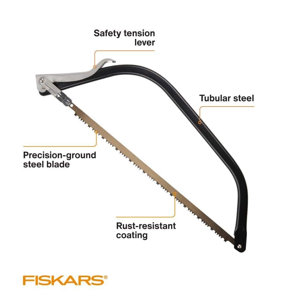 21 in. Bow Pruning Saw - Efficient Tree Trimming, Sharp Blade for Precision Cuts