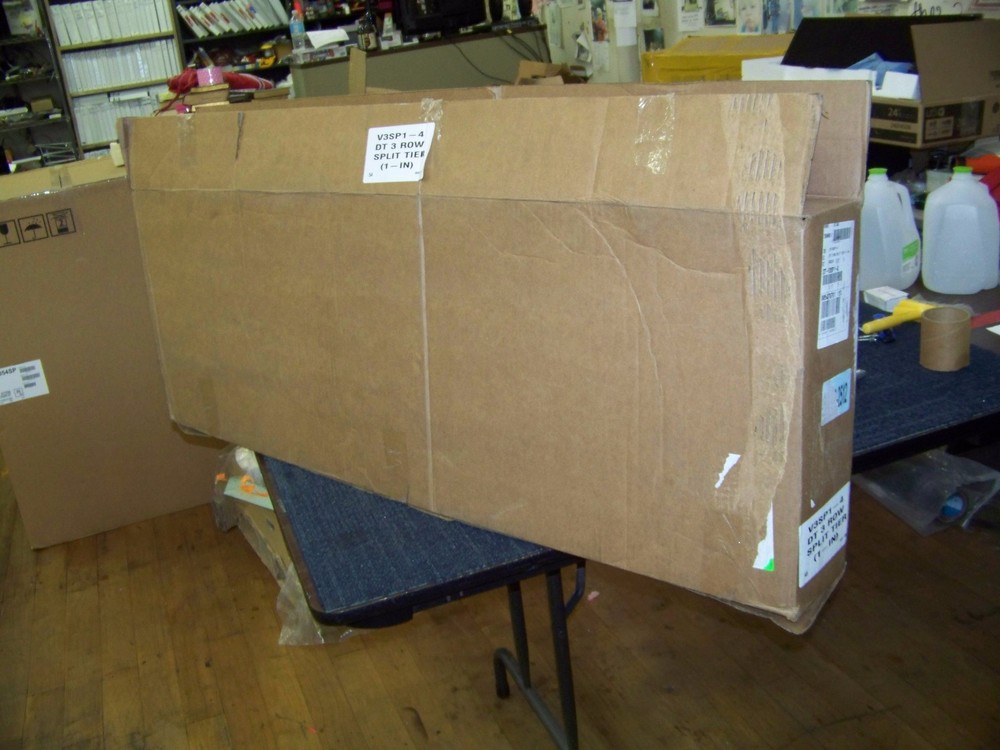 DT 3 Row Split Tier Shelving Rack