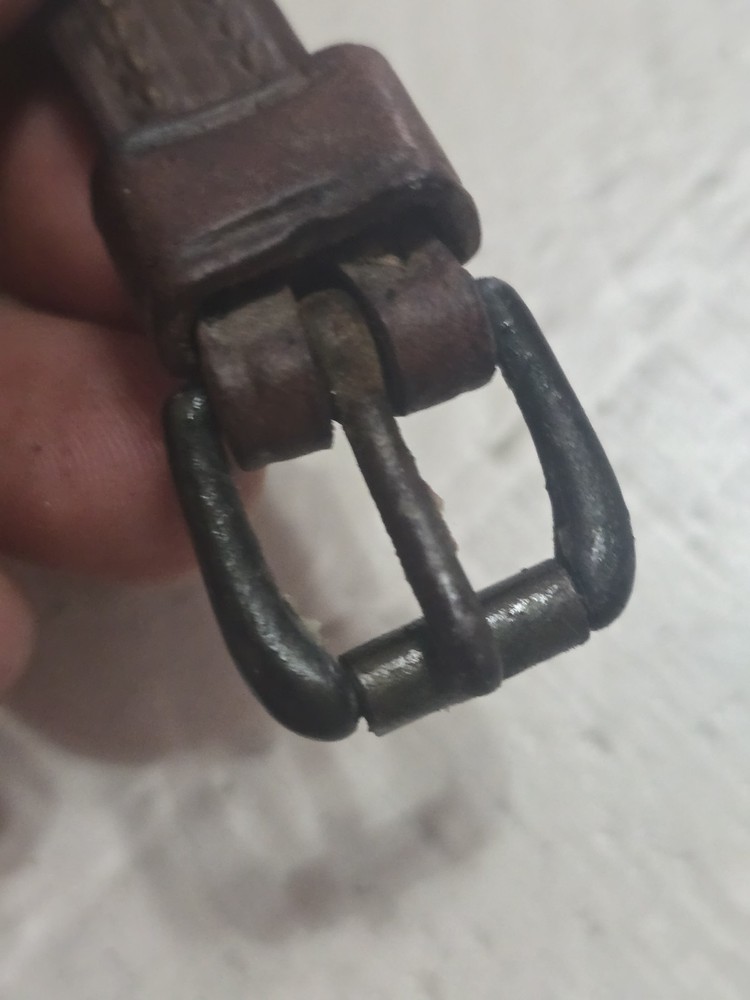 US Cavalry M1917 Leather Canteen Strap. Very Nice.