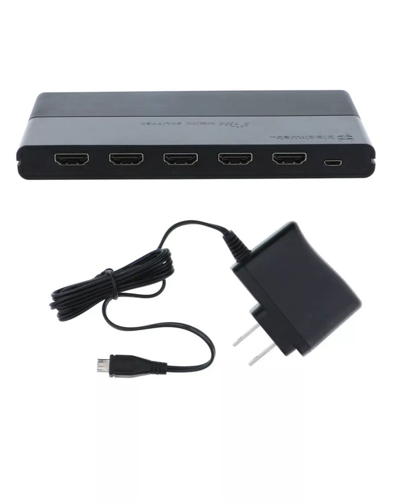 Blackweb 4K 4-Way HDMI Splitter (1 In / 4 Out)