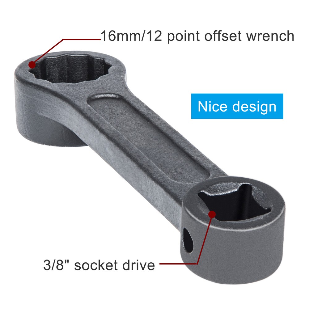 Offset 16mm Engine Mount Socket Wrench For Mercedes Benz