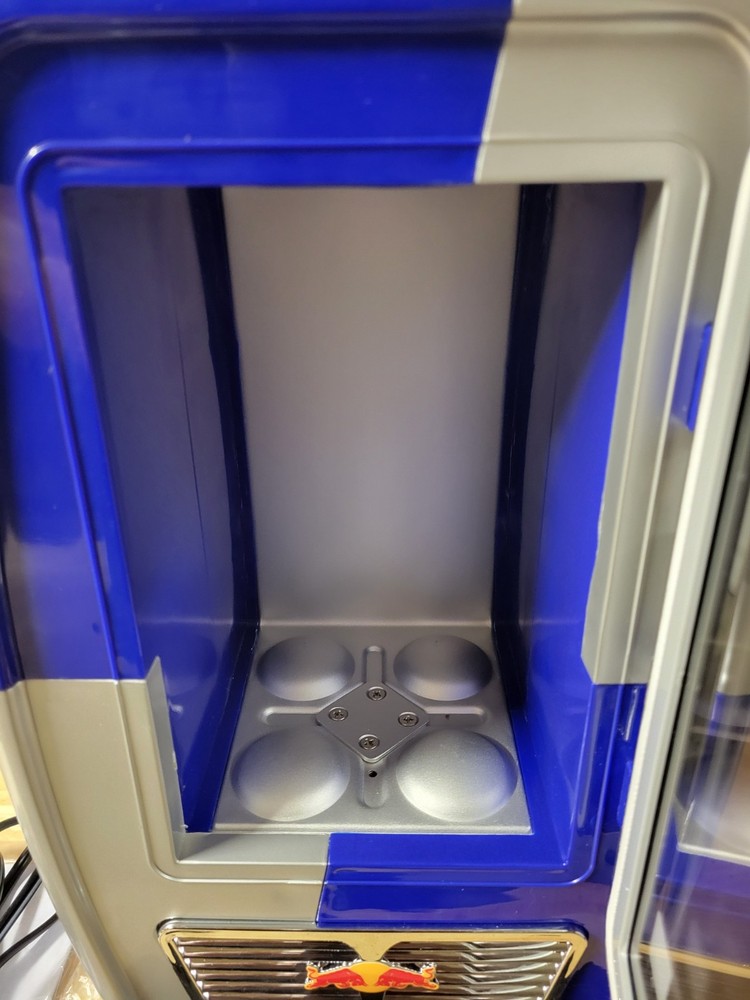 red bull mini gas pump fridge
