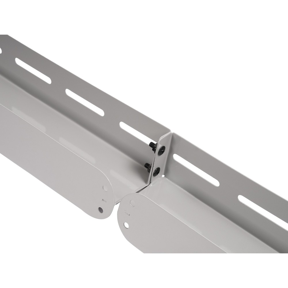 8PC(6 Bins) Overhead Ceiling Storage Bin Rack for Garage Organization - Gray