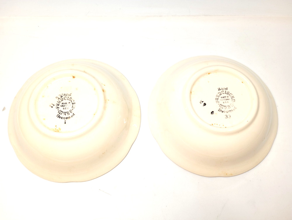 Two medium Franciscan plate replacement lot apple themed